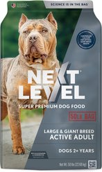 Next Level Super Premium Pet Food Active Adult Gluten-Free Chicken Dry Dog Food, 50-lb bag