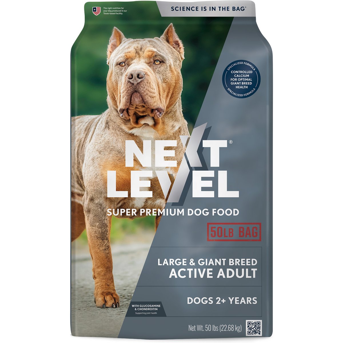 Next Level Super Premium Pet Food Active Adult Gluten-Free Chicken Dry Dog Food, 50-lb bag