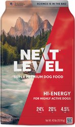 Next Level Super Premium Pet Food Hi-Energy Adult Gluten-Free Beef Dry Dog Food, 40-lb bag