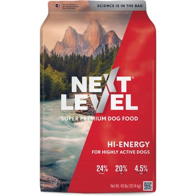 Next Level Super Premium Pet Food Hi-Energy Adult Gluten-Free Beef Dry Dog Food, 40-lb bag