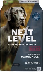 Next Level Super Premium Pet Food Mature Adult Gluten-Free Chicken Dry Dog Food, 50-lb bag