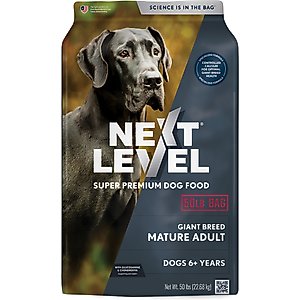 Next Level Super Premium Pet Food Mature Adult Gluten-Free Chicken Dry Dog Food, 50-lb bag