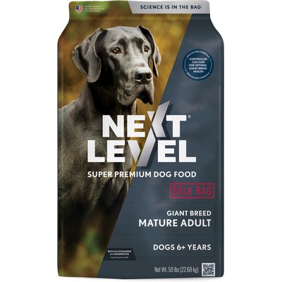 Next Level Super Premium Pet Food Next Level Super Premium Pet Food Mature Adult Gluten-Free Chicken Dry Dog Food, 50-lb bag
