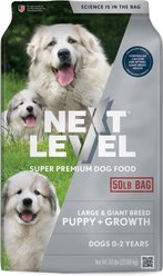 Next Level Super Premium Pet Food Puppy Growth Gluten-Free Chicken Dry Dog Food, 50-lb bag
