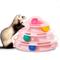 Show in main carousel: Vila Interactive Self Play Entertainment Indoor Exercise Ball Track Ferret & Cat Tower Toy, Pink slide 3 of 9