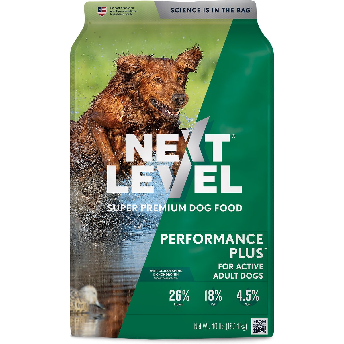 Next Level Super Premium Pet Food Performance Plus Adult Gluten-Free Beef Dry Dog Food, 40-lb