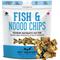 Show in main carousel: The Granville Island Pet Treatery Fish & Noooo Chips Dehydrated Wild Cod Skin Dog Treats, 5.29-oz bag slide 1 of 7