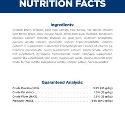 Hill's Science Diet Adult Sensitive Stomach & Sensitive Skin Chicken & Rice Stew Wet Dog Food, 2.8-oz pouch, case of 24 slide 2 of 9
