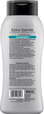 Show full view: Wahl Extra Gentle Hypoallergenic Dog Shampoo, 24-fl oz bottle slide 2 of 10