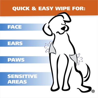 Show full view: Wahl Refresh Coconut Lime Verbena Massive Dog Grooming Wipes, 36 count slide 7 of 9