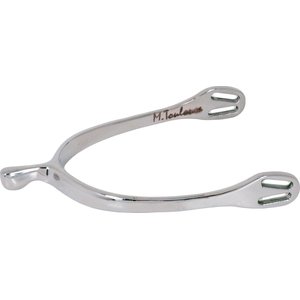 M. Toulouse Prince of Wales Women's Spurs, Silver, 3/4-in