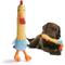 Show in main carousel: Nocciola 2-in-1 Chicken Lives Twice Stuffed Squeaky Dog Toy, Yellow slide 1 of 9