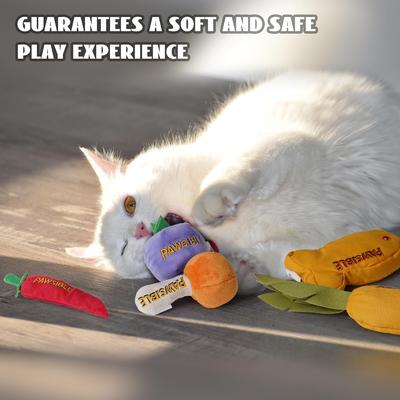 Show full view: Nocciola 5 Pack Foodie Catnip Filling Cat Toy Set, Multi slide 5 of 10