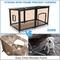 Show in main carousel: FunXplore Outdoor Weatherproof Dog Kennel, Brown, 59.1-in slide 3 of 6