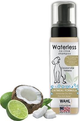 Show full view: Wahl Waterless No-Rinse Oatmeal Dog Shampoo, 7.10-fl oz bottle slide 2 of 10
