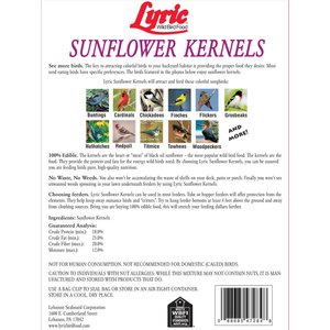Lyric Sunflower Kernels Wild Bird Food, 5-lb bag