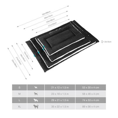 Show full view: Cozy Tails Multi-Use Dog Mat, Black, Large slide 6 of 8