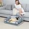 Show in main carousel: Cozy Tails Lavender Infused Orthopedic Memory Foam Sofa Couch Dog Bed, Grey, Small slide 1 of 7