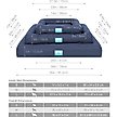 Show in main carousel: Cozy Tails Waterproof Orthopedic Memory Foam Nest Dog Bed with Removable Cover, Navy, Medium slide 6 of 6