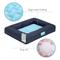 Show in main carousel: Cozy Tails Waterproof Orthopedic Memory Foam Nest Dog Bed with Removable Cover, Navy, Small slide 3 of 6