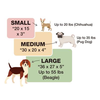 Show full view: Cozy Tails Waterproof Orthopedic Memory Foam Nest Dog Bed with Removable Cover, Grey, Large slide 5 of 6