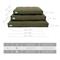 Show in main carousel: Cozy Tails Waterproof Liner Orthopedic Shredded Memory Foam Dog Bed with Removable Cover, Green, Medium slide 6 of 6