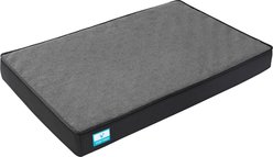 Cozy Tails Bamboo Charcoal Orthopedic Memory Foam Egg Crate Dog Bed, Charcoal, Small slide 2 of 8