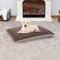 Show in main carousel: Cozy Tails Double Sided Reversible Orthopedic Dog Bed with Removable Cover, Brown, Small slide 1 of 8