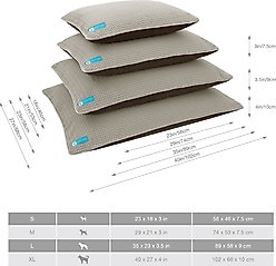 Cozy Tails Double Sided Reversible Orthopedic Dog Bed with Removable Cover, Brown, Large slide 2 of 8