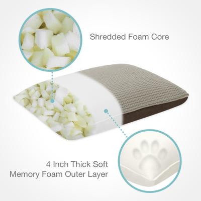 Show full view: Cozy Tails Double Sided Reversible Orthopedic Dog Bed with Removable Cover, Brown, Small slide 4 of 8