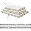 Show in main carousel: Cozy Tails 3D Sea Wave Orthopedic Mattress Dog Bed, Tan, Large slide 8 of 9