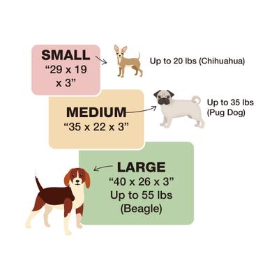 Show full view: Cozy Tails 3D Sea Wave Orthopedic Mattress Dog Bed, Tan, Small slide 6 of 9