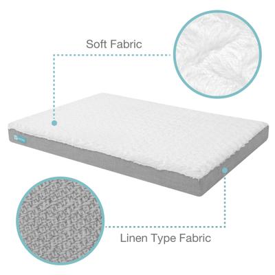 Show full view: Cozy Tails 3D Sea Wave Orthopedic Mattress Dog Bed, Grey, Large slide 4 of 9