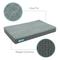 Show in main carousel: Cozy Tails Premium Orthopedic Memory Foam Dog Bed, Grey, Medium slide 4 of 8