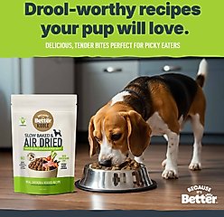 Because It's Better Real Chicken & Veggies Slow Baked & Air-Dried Dog Food, 1-lb bag slide 2 of 7