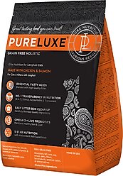 Pureluxe Elite Nutrition Longhair Cat Chicken & Salmon Grain-Free Dry Cat Food, 11-lb bag