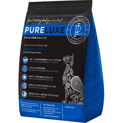 Pureluxe Elite Nutrition Finicky Chicken Grain-Free Dry Cat Food, 11-lb bag