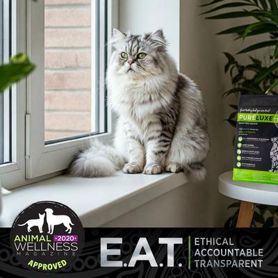 Show full view: Pureluxe Elite Nutrition Persian Cat Salmon, Chicken & Eggs Grain-Free Dry Cat Food, 11-lb bag slide 6 of 11
