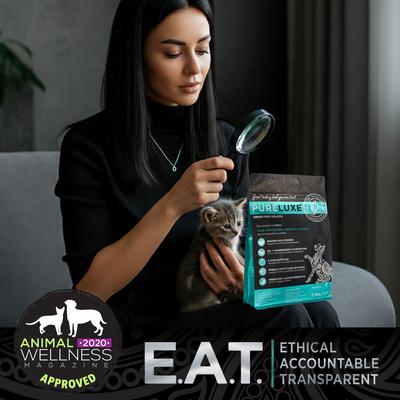 Show full view: Pureluxe Elite Nutrition Chicken, Chickpeas & Salmon Grain-Free Kitten Dry Cat Food, 3.3-lb bag slide 6 of 11