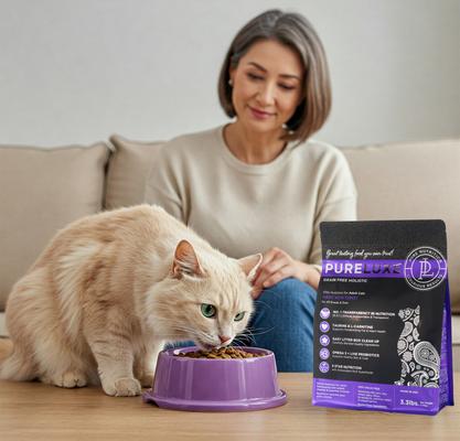 Show full view: Pureluxe Elite Nutrition Turkey Grain-Free Dry Cat Food, 3.3-lb bag slide 7 of 11