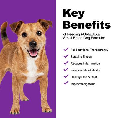 Show full view: Pureluxe Elite Nutrition Small Breed Grain-Free Turkey, Split Peas & Salmon Dry Dog Food, 11-lb bag slide 5 of 12