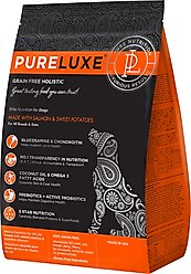 Pureluxe Elite Nutrition Grain-Free Salmon & Sweet Potatoes Dry Dog Food, 22-lb bag