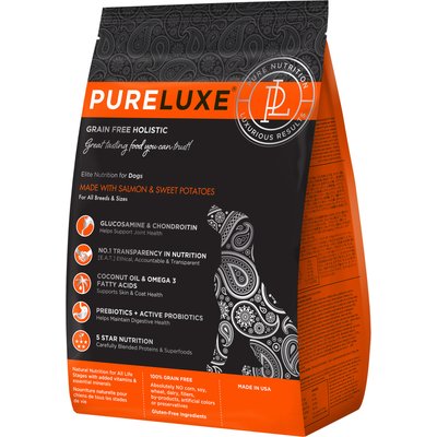 Pureluxe Elite Nutrition Pureluxe Elite Nutrition Grain-Free Salmon & Sweet Potatoes Dry Dog Food, 22-lb bag