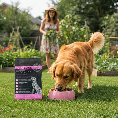 Show full view: Pureluxe Elite Nutrition Healthy Weight Grain-Free Turkey, Salmon & Lentils Dry Dog Food, 22-lb bag slide 7 of 12