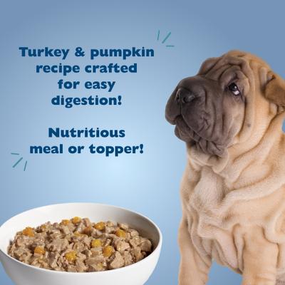 Show full view: Bil-Jac Sensitive Solutions Turkey & Pumpkin Wet Dog Food, 12.5-oz can, case of 12 slide 4 of 10
