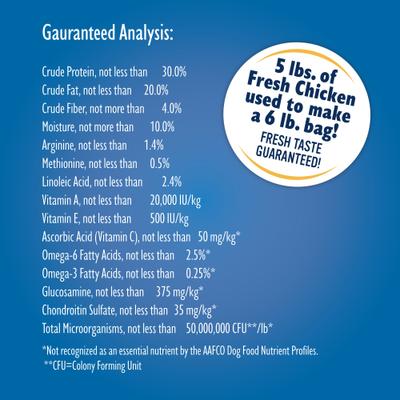 Show full view: Bil-Jac 30/20 Performance Dry Dog Food, 6-lb bag slide 9 of 12