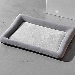 Barpor 4D High-Density Orthopedic Bolster Dog & Cat Bed, Gray, X-Large