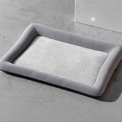 Barpor Barpor 4D High-Density Orthopedic Bolster Dog & Cat Bed, Gray, Large