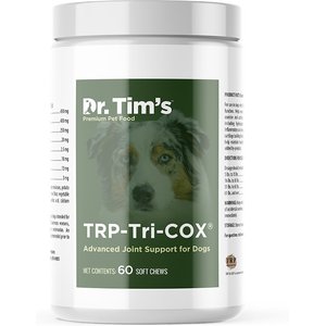 Dr. Tim's TRP-Tri-COX Joint Support Dog Supplement, 60 count