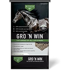 Buckeye Nutrition Gro 'N Win Pelleted Horse Feed, 50-lb bag